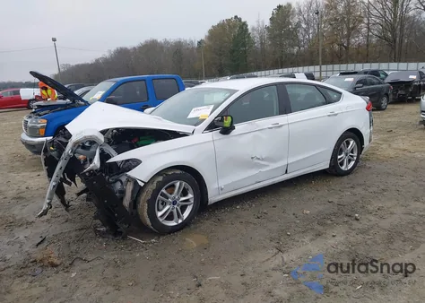 2018 Ford Fusion Se из США, поврежденный, VIN 3FA6P0HD5JR283354